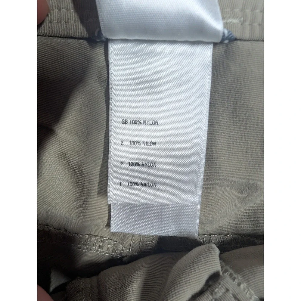 The North Face Pants Mens 36x30 Beige Nylon Hiking Outdoor Zip Pocket